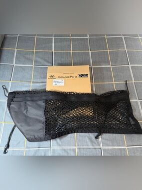 🚗NWT Hyundai Genuine Parts LUGGAGE Net - Black